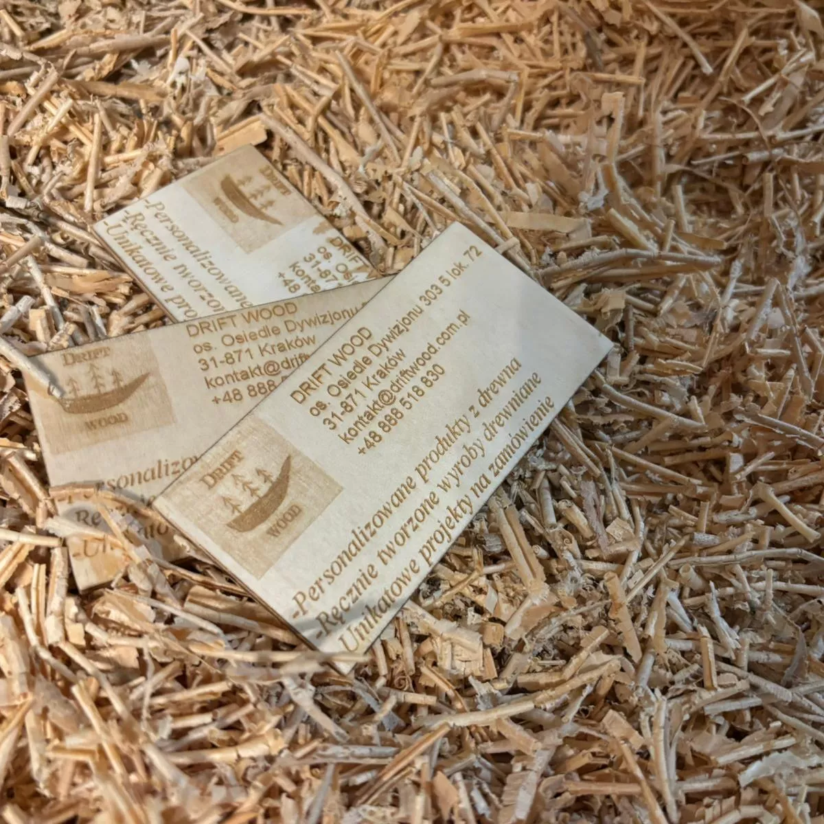 Wizytówki 10 szt  Driftwood