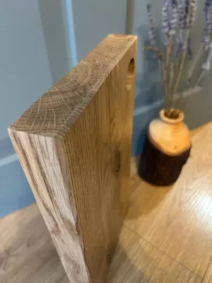 Dębowa deska do krojenia - monolit Driftwood