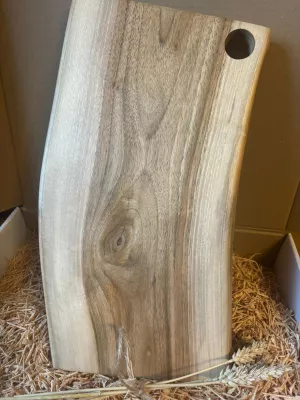 Deska do krojenia z orzecha włoskiego - monolit Driftwood nr 11