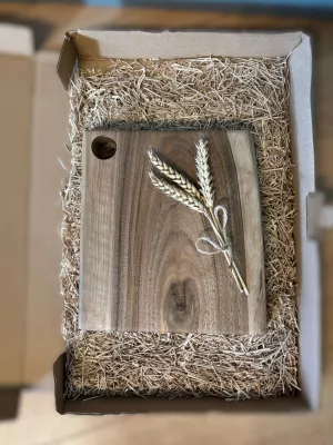 Deska do krojenia z orzecha włoskiego - monolit Driftwood nr 2