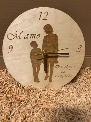 Zegar personalizowany na różne okazje Driftwood