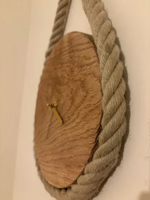 zegar ścienny boho driftwood