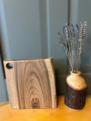 Deska do krojenia z orzecha włoskiego - monolit Driftwood nr 2