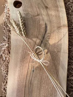 Deska do krojenia z orzecha włoskiego - monolit Driftwood nr 8