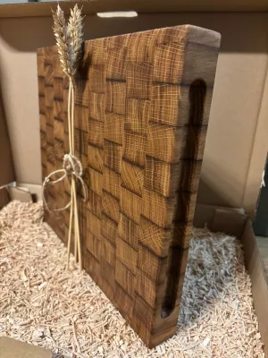 Deska dębowa sztorcowa do krojenia Driftwood