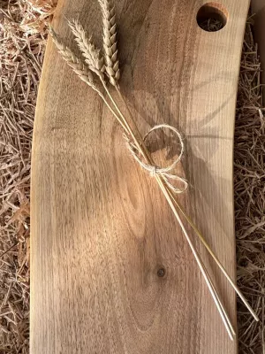 Deska do krojenia z orzecha włoskiego - monolit Driftwood nr 8