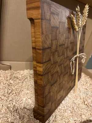 Deska do krojenia sztorcowa dębowa Driftwood