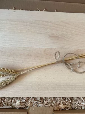 Bukowa deska do krojenia driftwood personalizowana