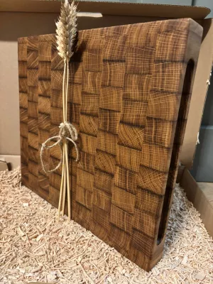 Deska dębowa sztorcowa do krojenia Driftwood