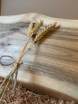 Deska do krojenia z orzecha włoskiego - monolit Driftwood nr 13