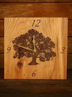 Zegar Dębowy kolekcja "Serce dębu"