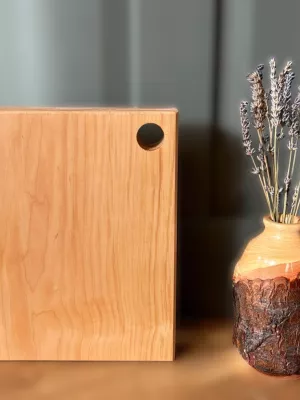 Deska do krojenia z drewna olchowego typu monolit Driftwood