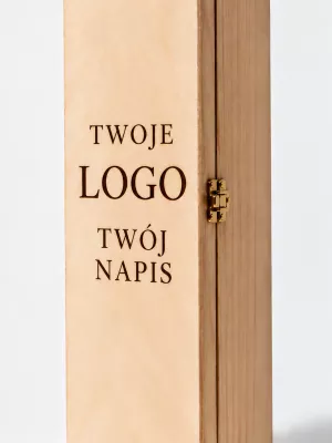 Pudełko na alkohol eleganckie z logo firmy , twoim napisem , twój pomysł ,twój projekt,   premium