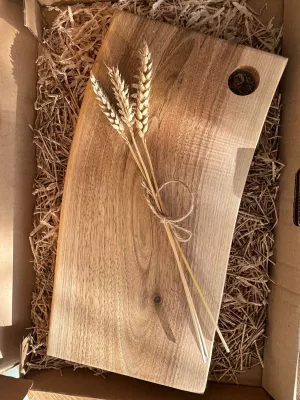 Deska do krojenia z orzecha włoskiego - monolit Driftwood nr 8