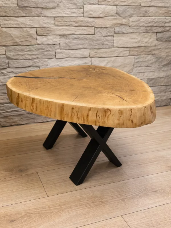 Produkt Stolik kawowy z Plastra dębowego Driftwood Zdjęcie