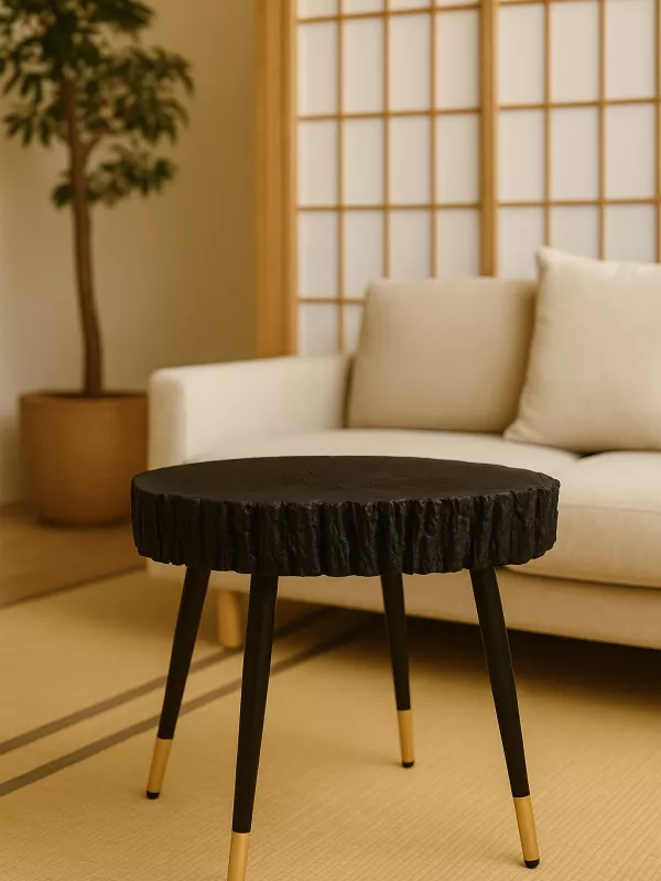 Produkt Stolik kawowy opalany Shou Sugi Ban Driftwood Zdjęcie