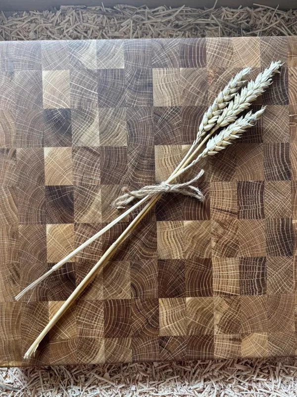 Produkt Deska do krojenia sztorcowa dębowa 30 na 30 Driftwood nr 16 Zdjęcie